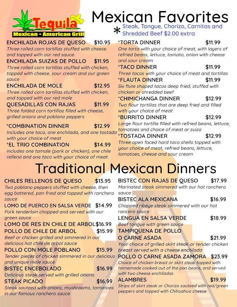 El Tequila Mexican Grill Menu image 2