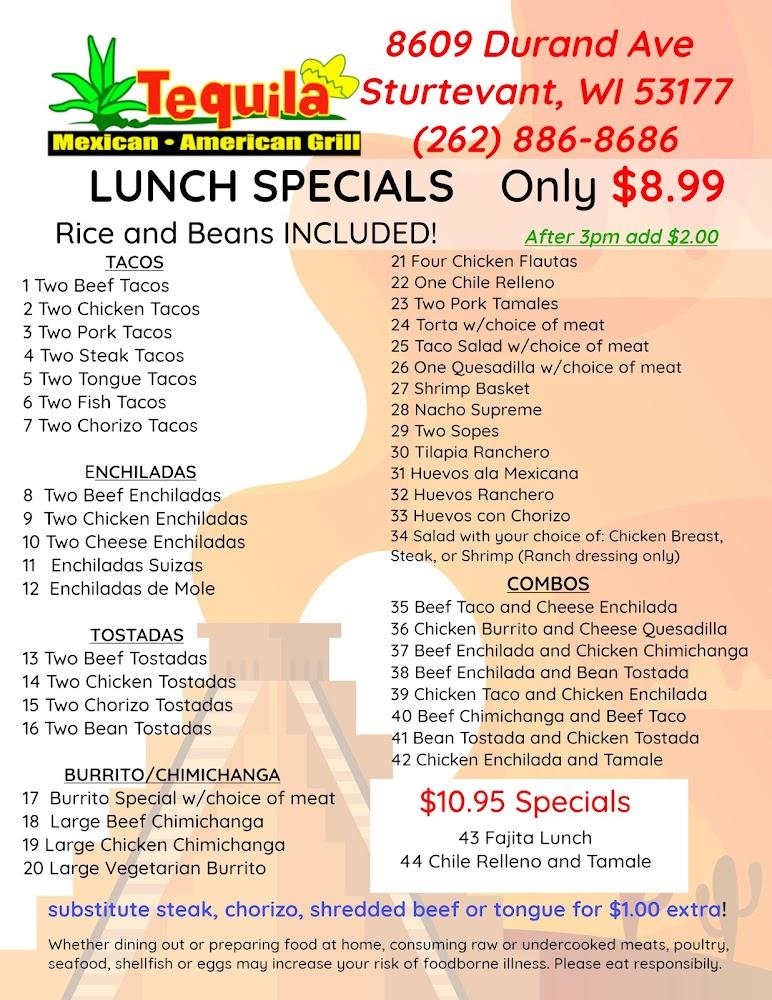 El Tequila Mexican Grill Menu image 3