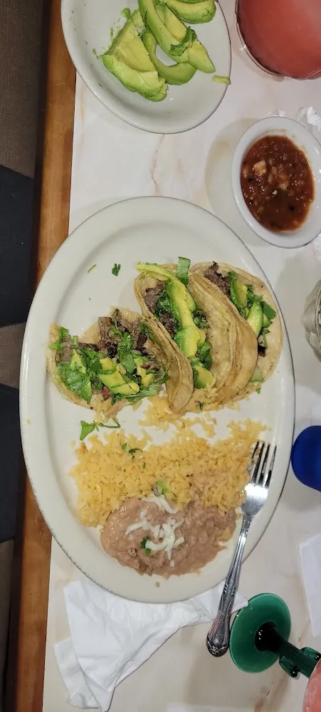 Steak Tacos wth Cilantro and Avocado
